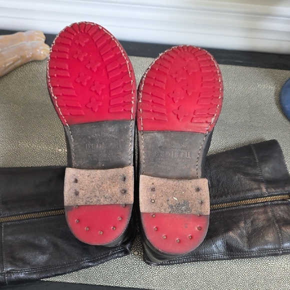 Bed Stu Gogo Lug Black Combat & Moto Boots - Picture 6 of 6